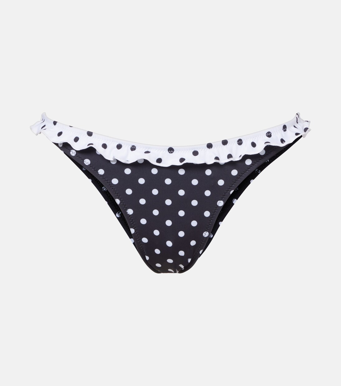 Angela polka-dot ruffled bikini bottoms | Mytheresa (US/CA)