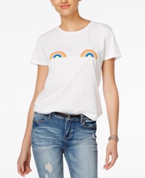 ban. do Cotton Rainbow Graphic T-Shirt | Macys (US)