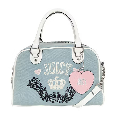 Juicy By Juicy Couture Bowler Bag Satchel, One Size, Blue | JCPenney