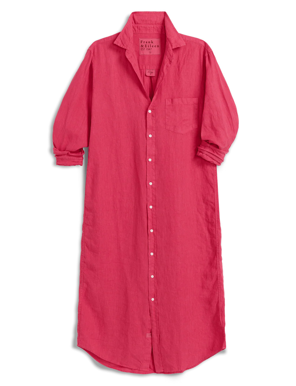RORY Raspberry, Washed Linen | Frank & Eileen