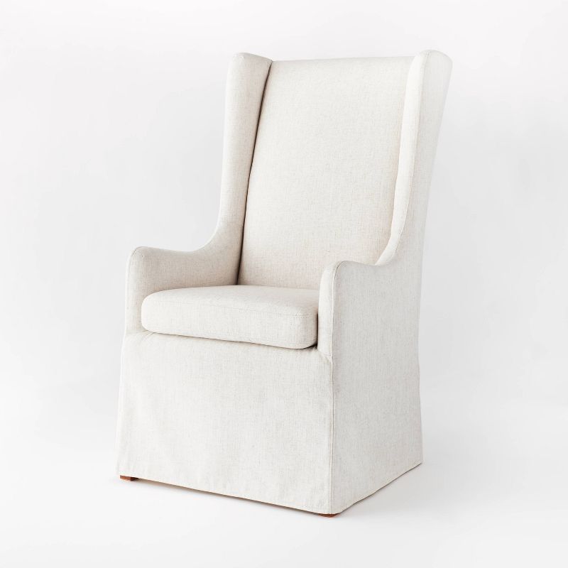 River Heights Upholstered Accent Chair Cream - Threshold&#8482; designed with Studio McGee | Target