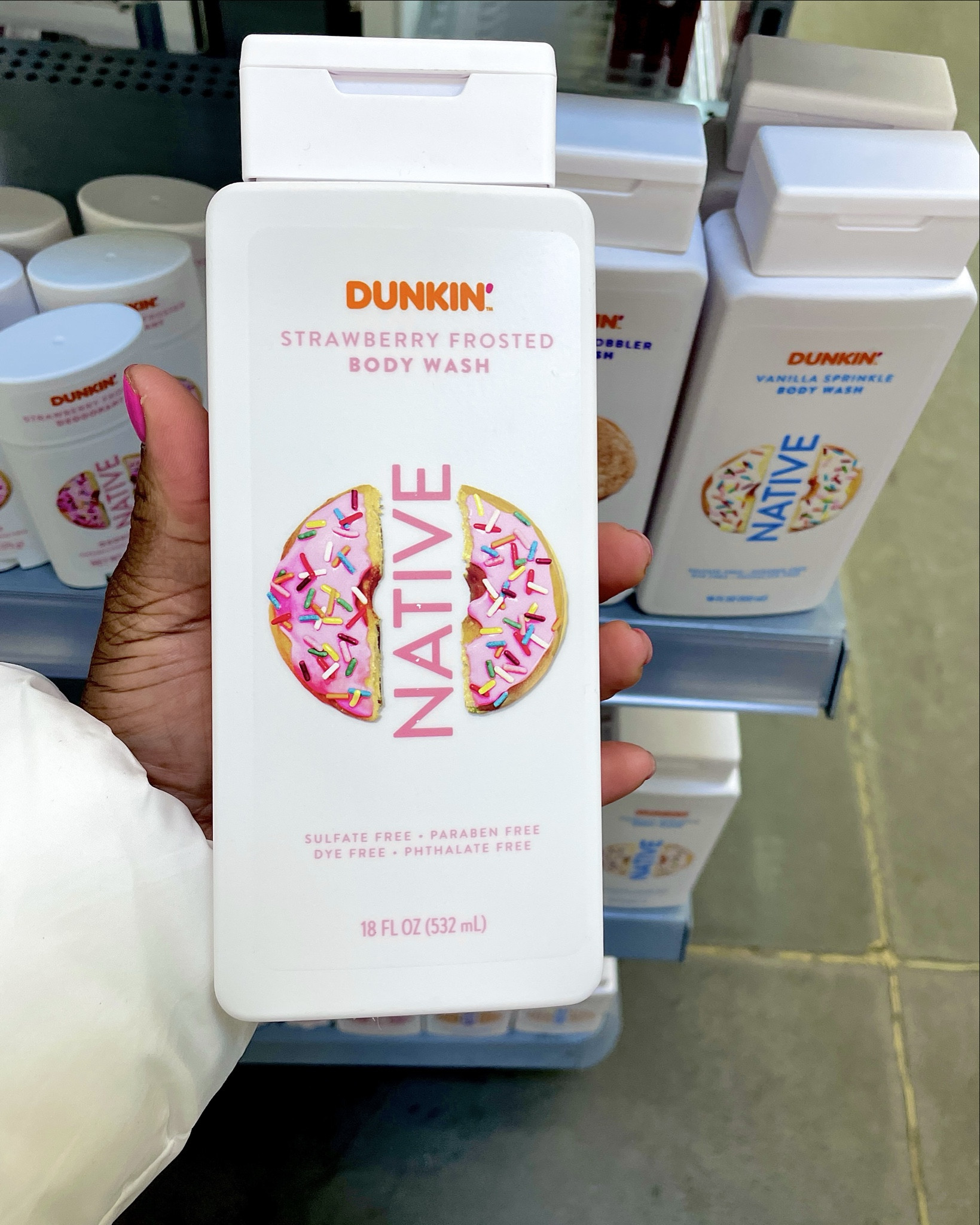 The smell Of Dunkin on your body… mmm 😋. I found these gourmand very delicious smelling body washes, deodorants, shampoos, and conditioners in Walmart. These Native Body products are scented with Dunkin’ Donuts flavored Donuts. 🍩 

#LTKBeauty #LTKU