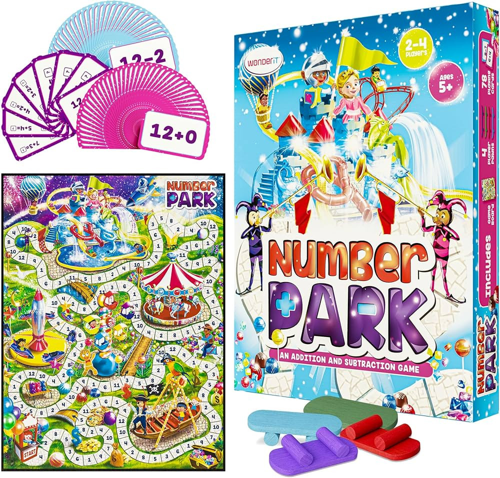 Number Park - Addition & Subtraction Math Games for Kids Ages 5-8 - Fun Educational Learning Game... | Amazon (US)