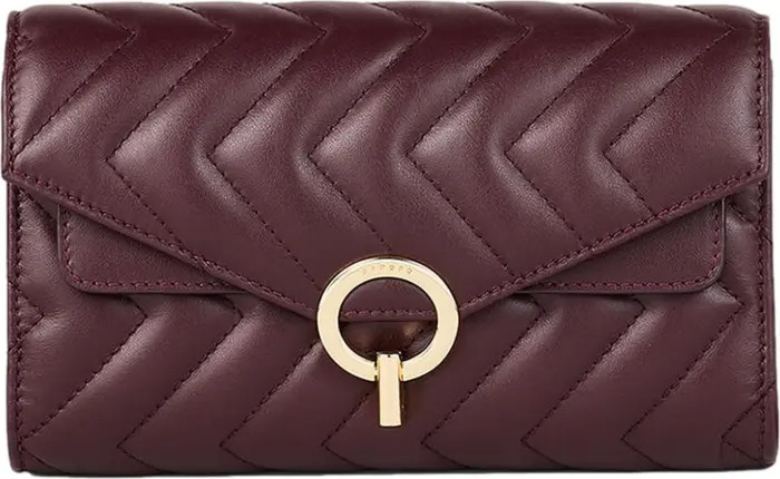 SANDRO Leather crossbody clutch bag | Nordstrom | Nordstrom