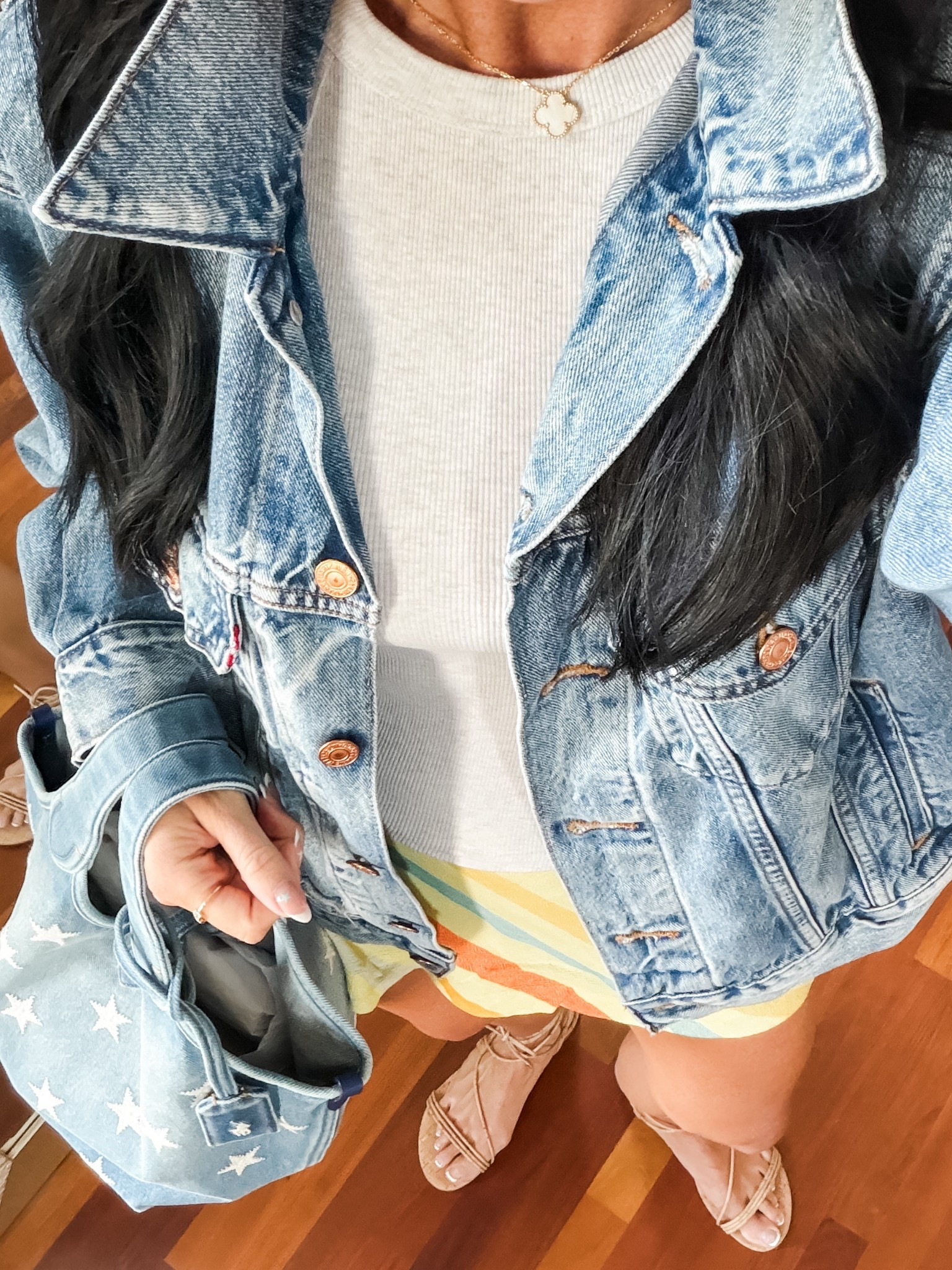 The most incredible denim bag 

#LTKFestival #LTKSeasonal #LTKootd