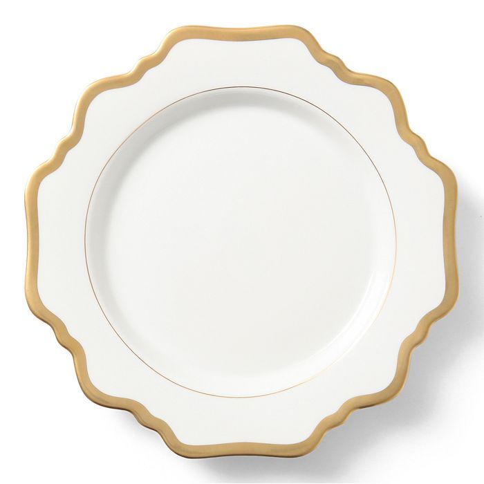 Simply Anna Antique White with Gold Salad Plate | Bloomingdale's (US)