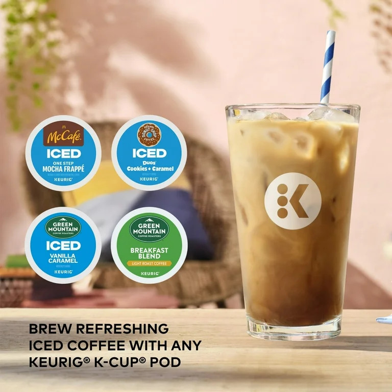 Keurig K-Express Essentials Plus, Iced and Hot Single-Serve K-Cup Pod Coffee Maker, White - Walma... | Walmart (US)