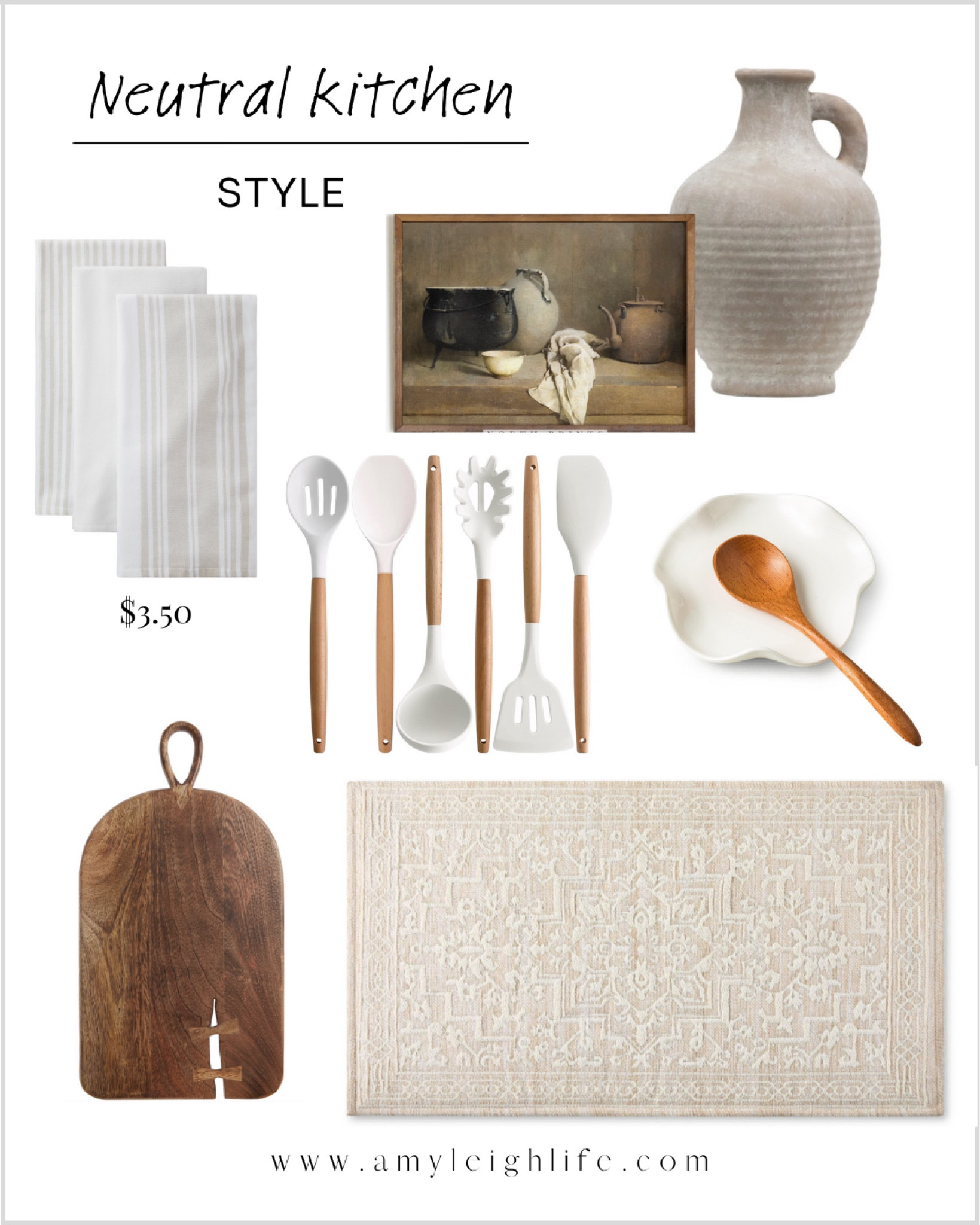 Neutral kitchen decor. I love the cute wood serving board!

Kitchen finds, kitchen decor, kitchen towels, set of 3 towels, hand towels, dish towels, neutral kitchen, neutral hand towels, striped towels, sauté pan, sauté cooking pan, pan for stove, cooking, cookware, cooking utensils,  spoon rest, marble spoon rest, marble and wood kitchen finds, pretty spoon rest, kitchen must haves, kitchen gadget, kitchen gadgets, pretty kitchen utensils, kitchen accessories, kitchen organization and storage, amazon kitchen, amazon kitchen finds, white kitchen, kitchen counter, kitchen cooktop, amazon kitchen decor, kitchen island decor, kitchen table decor, kitchen essentials, 
Prices can change 

#LTKFindsUnder50 #LTKHome
