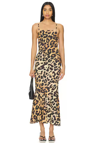 Musier Paris Fauve Long Dress in Leopard Print from Revolve.com | Revolve Clothing (Global)