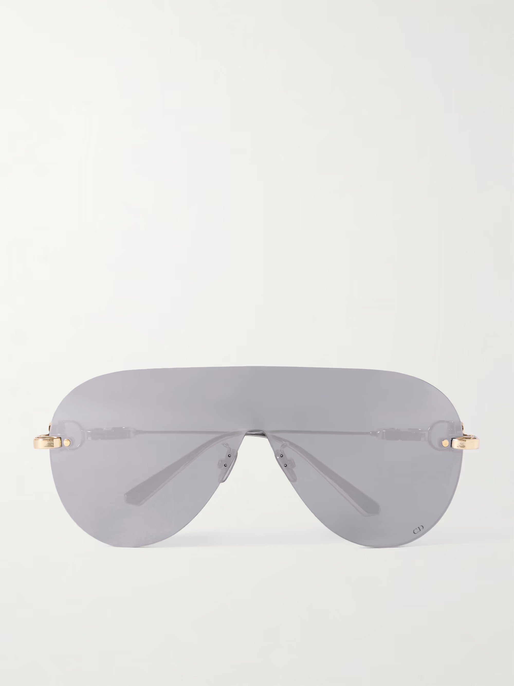 CD Chain M2U rimless aviator-style gold-tone sunglasses | NET-A-PORTER (UK & EU)