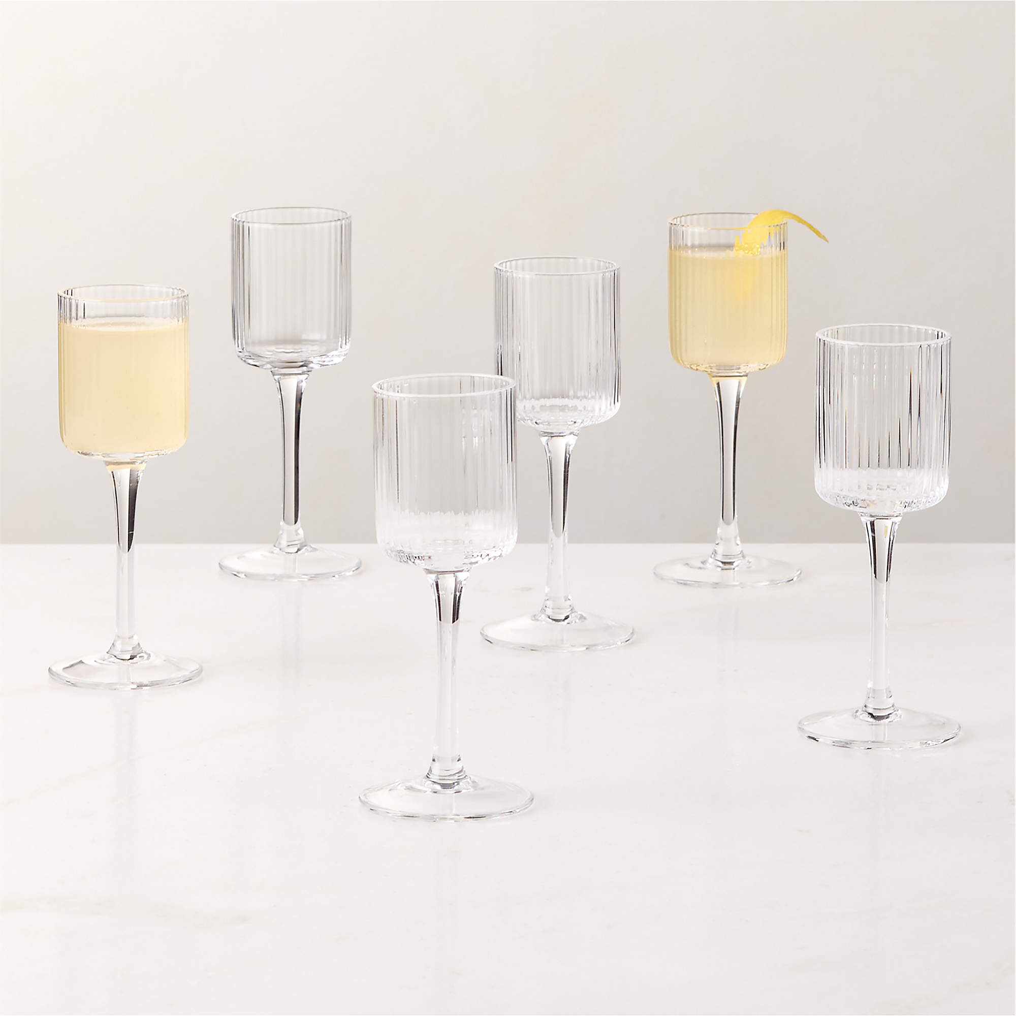 Eve Cordial Glass Set of 6 + Reviews | CB2 | CB2