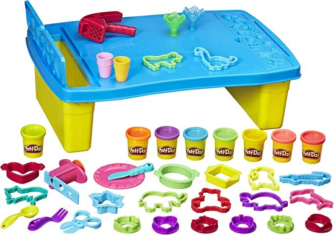 Hasbro Play-Doh Play 'n Store Kids Play Table for Arts and Crafts Activities with 8 Non-Toxic Col... | Amazon (CA)