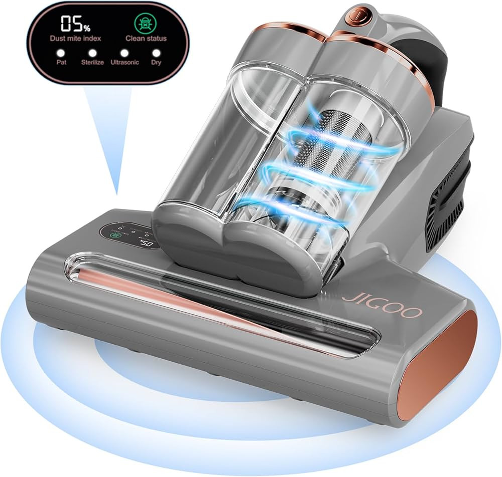 Bed Vacuum Cleaner with Dust Sensor: 500W 13Kpa Mattress Vacuum Cleaner with UV & Ultrasonic and ... | Amazon (US)