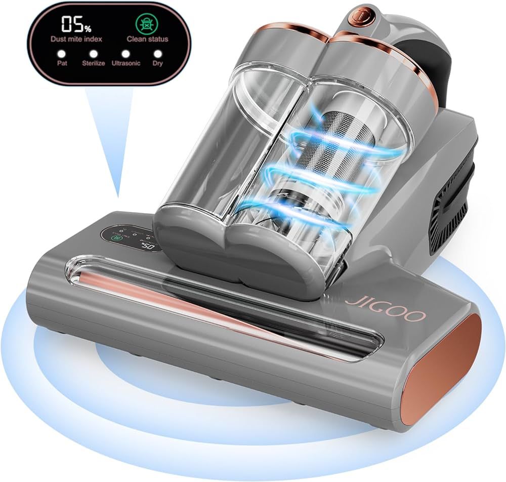 Bed Vacuum Cleaner with Dust Sensor: 500W 13Kpa Mattress Vacuum Cleaner with UV & Ultrasonic and ... | Amazon (US)