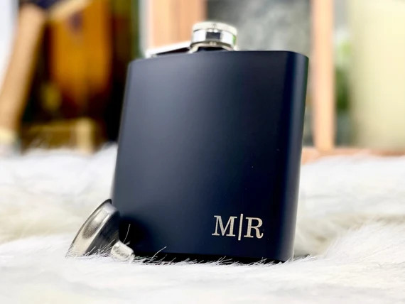 Personalized Gift Flask for Thank You Groomsmen Gifts | Etsy (US)