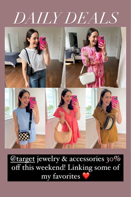 Daily deals
Target accessories & jewelry 30% off this weekend 

#LTKSaleAlert