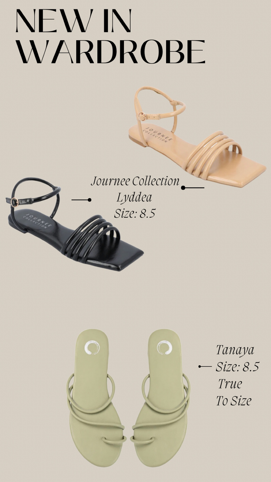 New in wardrobe summer sandals! All tan true to size! 

#LTKstyletip #LTKshoecrush #LTKcurves