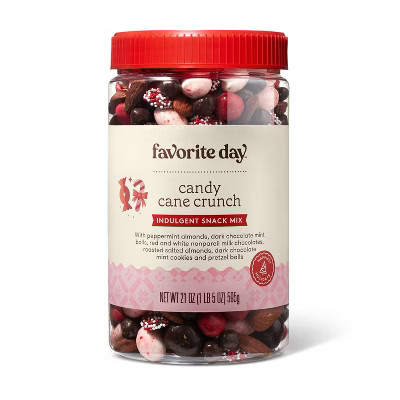Christmas Candy Cane Crunch Indulgent Snack Mix - 21oz - Favorite Day™ | Target