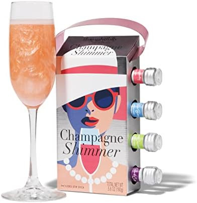 Thoughtfully Cocktails, Champagne Shimmer Gift Set, Add Shimmer to Champagne, Prosecco or Carbona... | Amazon (US)