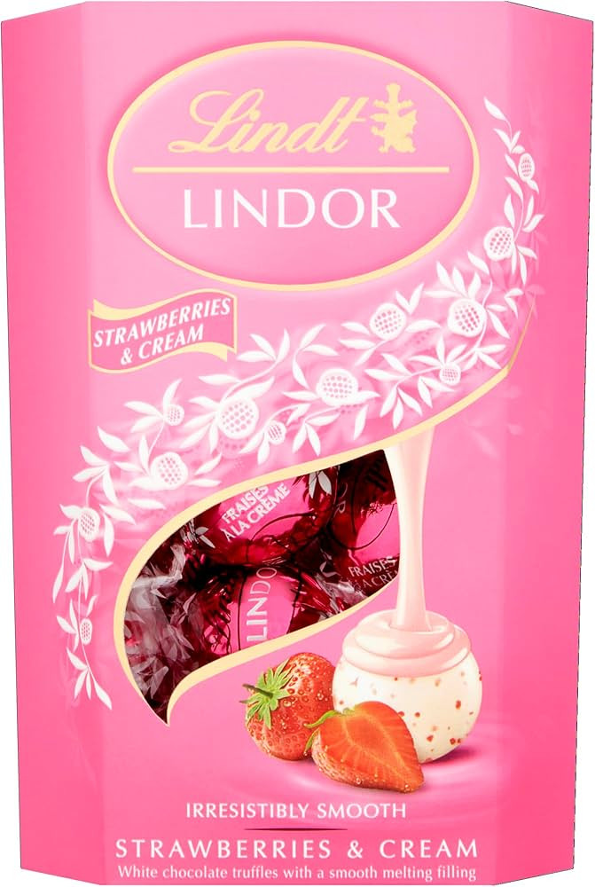 Lindt Lindor Strawberries & Cream 200g | Amazon (US)