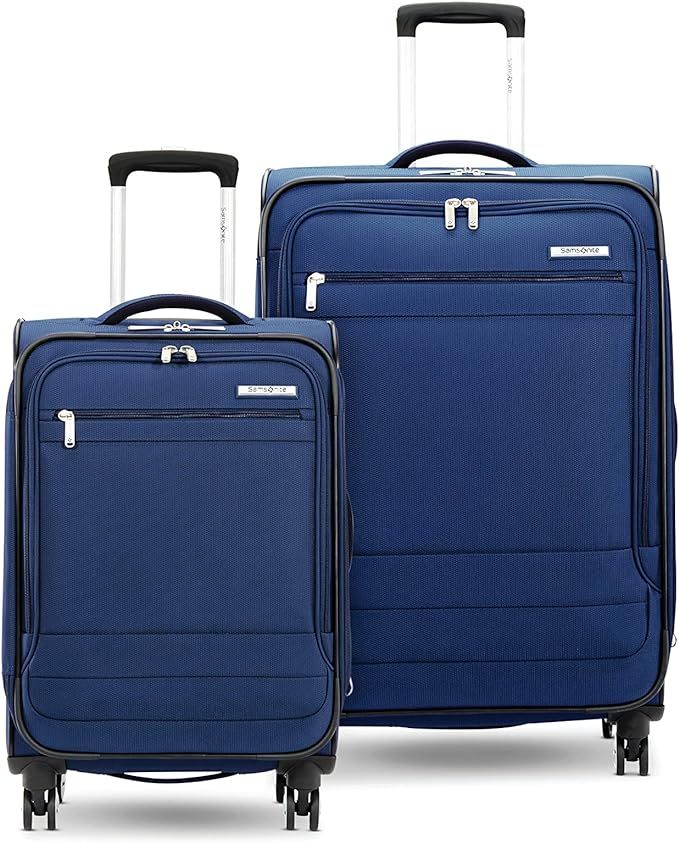 Samsonite Aspire DLX Softside Expandable Luggage, Blue Depth, 2-Piece Set (20/24) | Amazon (US)