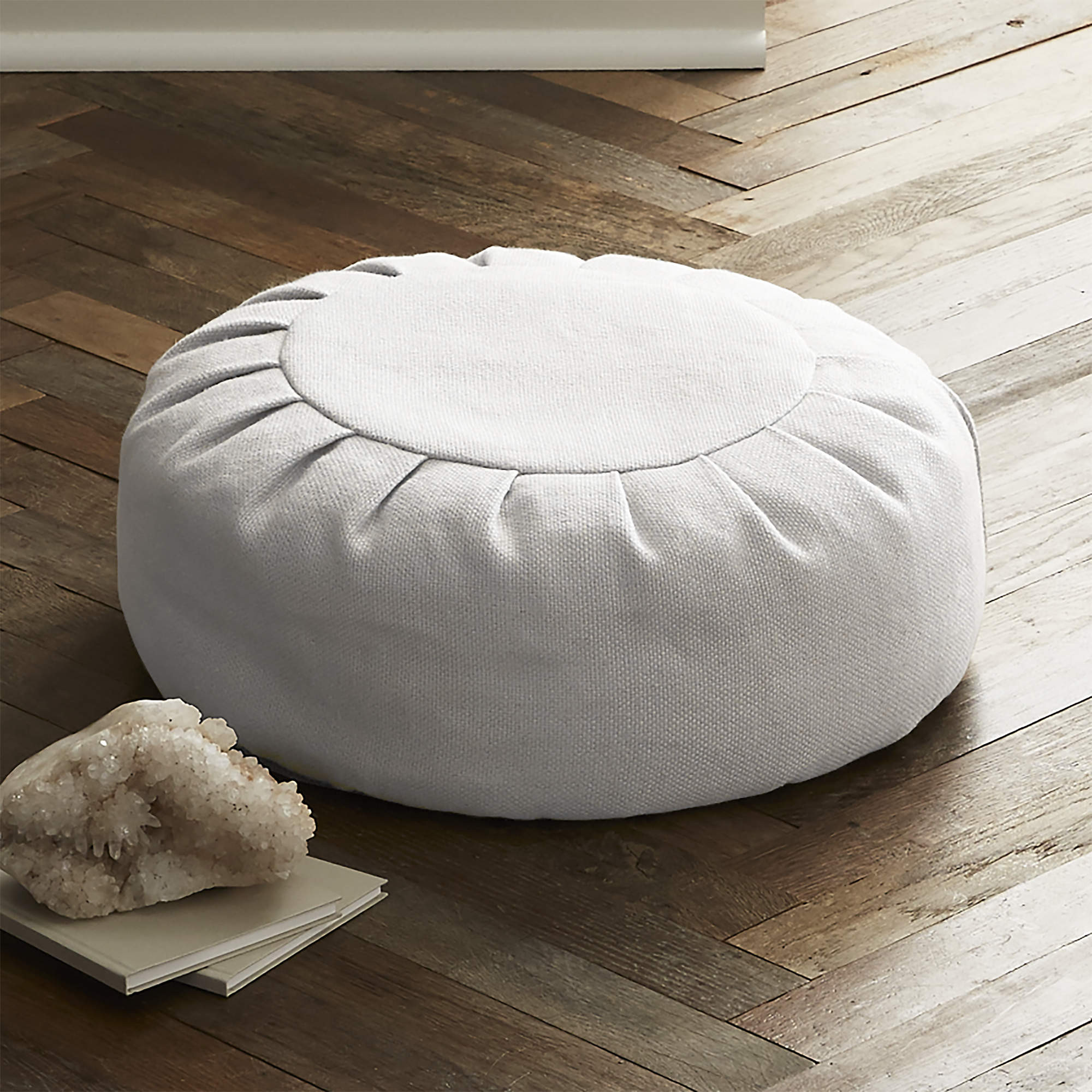 Sedona Small Zafu Modern Pillow + Reviews | CB2 | CB2