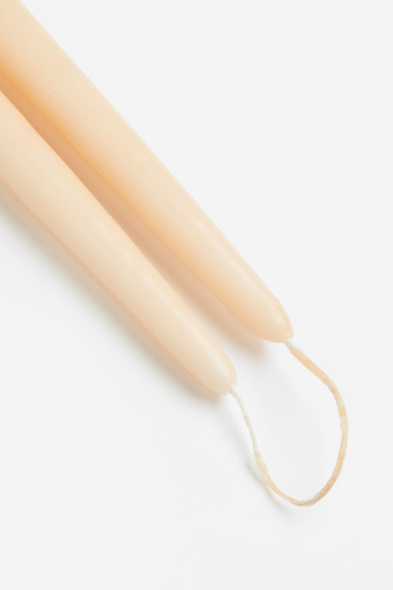 2-pack tapered candles | H&M (UK, MY, IN, SG, PH, TW, HK)