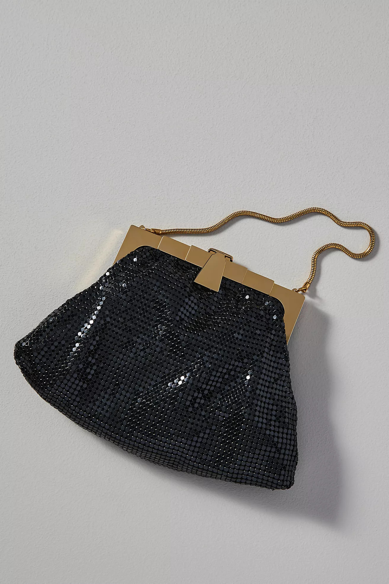 Metallic Chainmail Clutch | Anthropologie (US)