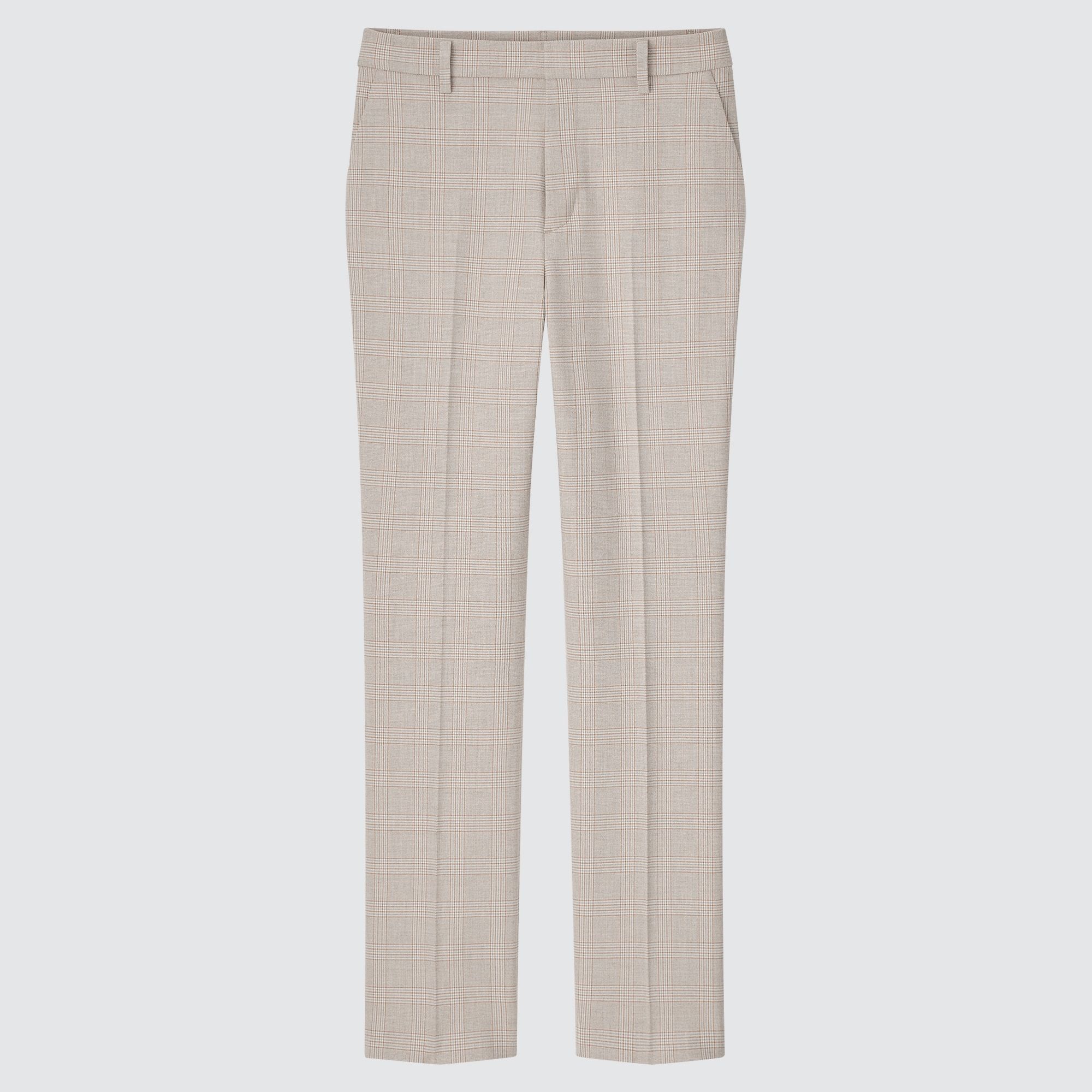 Smart Ankle Pants (2-Way Stretch Glen-Check) (Women) | UNIQLO US | UNIQLO (US)