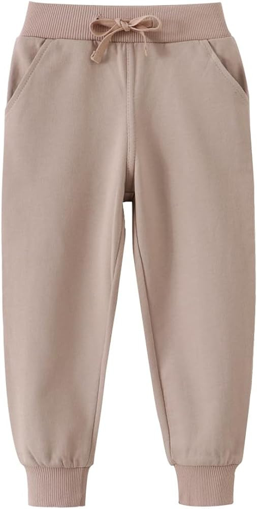 Little Boys Jogger Pants Toddler Boys' Drawstring Elastic Waist Cotton Casual Sweatpants 1PC/ 2 P... | Amazon (US)