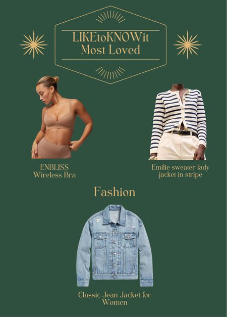 Most Loved by you in the Fashion category 

#LTKstyletip #LTKMostLoved