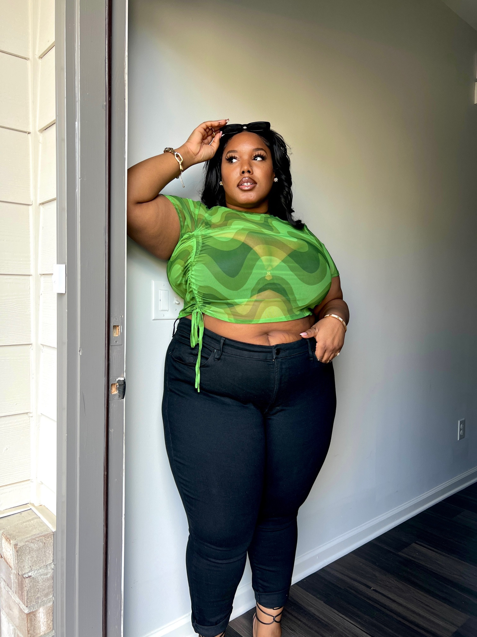 Wearing a size 18! Super comfy & stretchy!

#LTKcurves