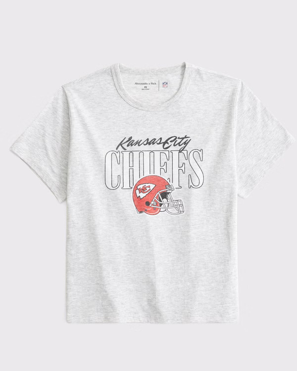 Short-Sleeve Kansas City Chiefs Graphic Skimming Tee | Abercrombie & Fitch (US)