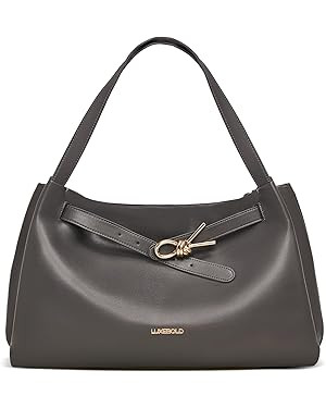 Hobo Bag for Women Soft Shoudler Handbags Slouchy Purses with Belted Detailing | Amazon (US)