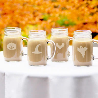 Newsome 4 Piece 16 oz. Glass Mason Jar Set | Wayfair North America