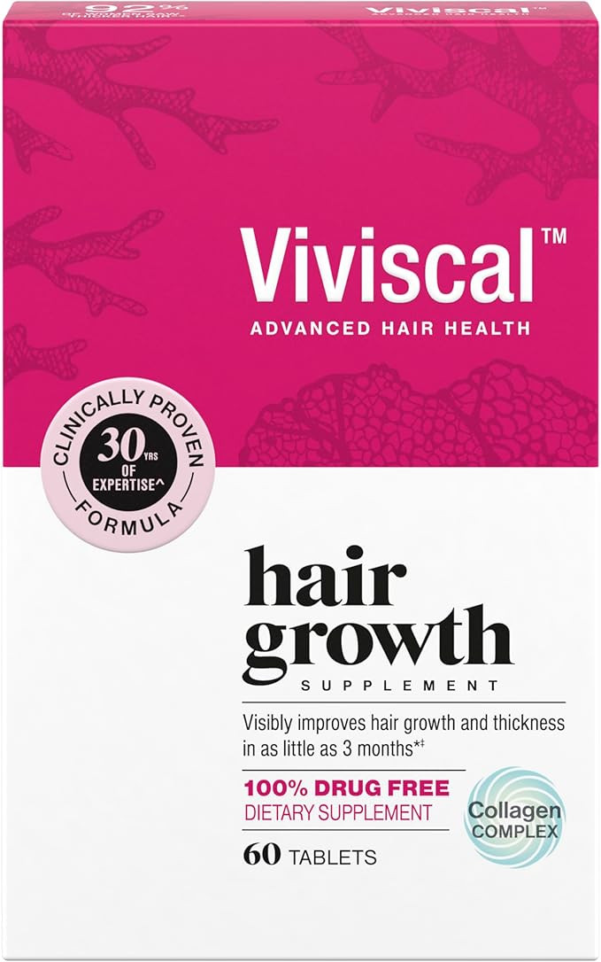 Viviscal Hair Growth Supplements For Women For Thicker, Fuller Hair, Nourishes Thinning & Loss, W... | Amazon (US)