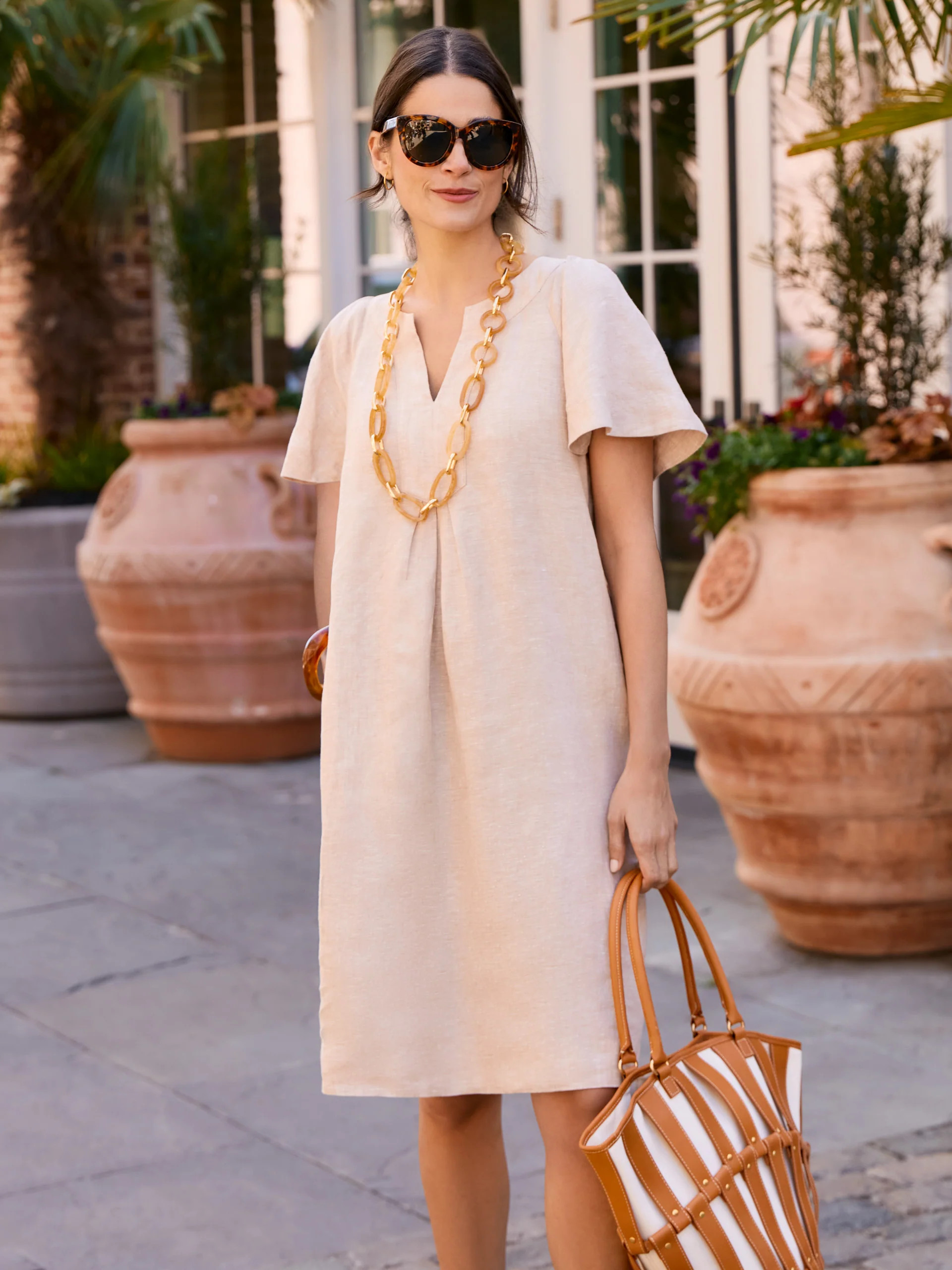 Cordelia Linen Dress | J.McLaughlin