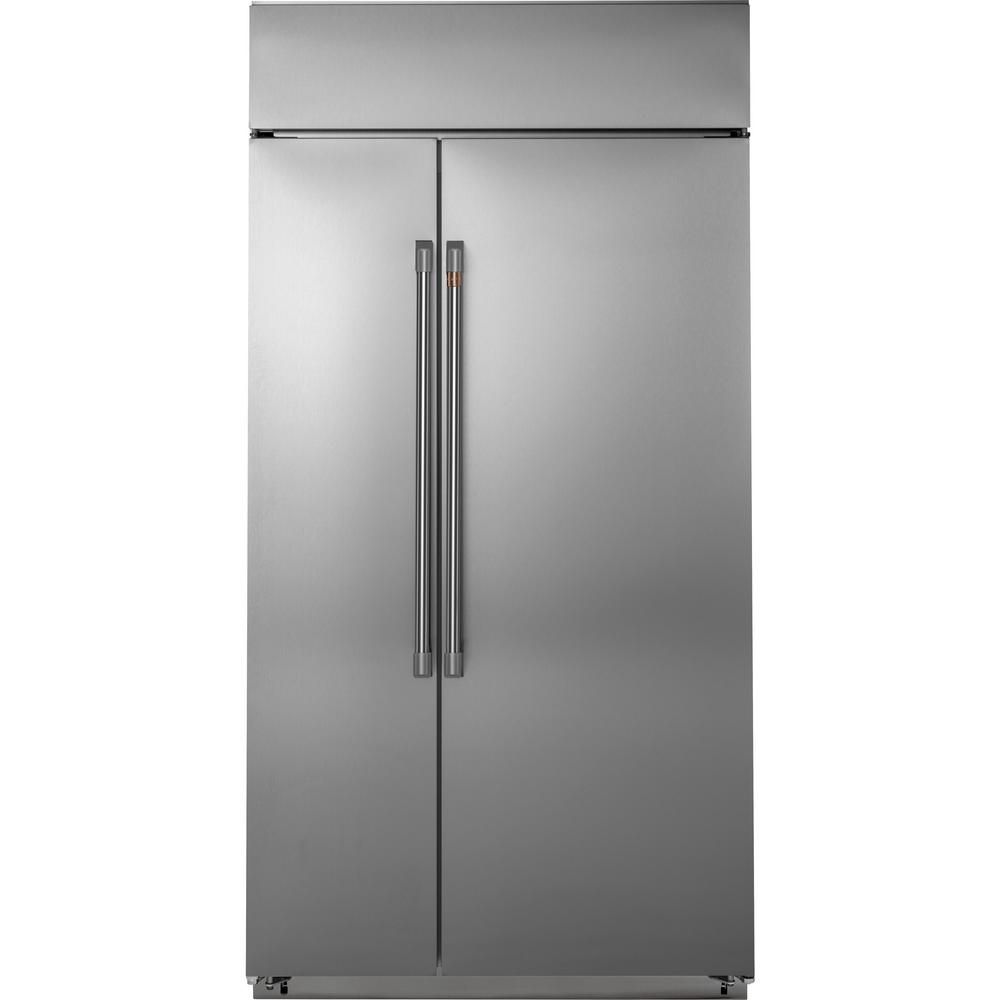 29.6 cu. ft. Smart Built-In Side by Side Refrigerator in Stainless Steel | The Home Depot