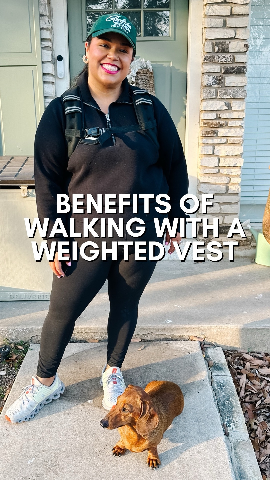 🚶🏾‍♀️BENEFITS TO WALKING WITH A WEIGHTED VEST🚶🏾‍♀️I’ve been walking with a weighted vest for the past month and these are some of the improvements I’ve seen⬇️

1️⃣Better Posture- The weight of the vest forces you to walk more upright and in a neutral spine position, giving you much better posture. I tend to hunch my shoulders forward, and so this has been really help correct my posture. 

2️⃣Increased Calorie Burn- I burn more calories while walking with a weighted vest, which has in turn helped accelerate my weight loss. I wear a 20 pound vest, but I’m thinking about increasing it to 30 pounds next month. (The recommendation is 5-20% of your body weight)

3️⃣Increased Core Strength- My core is getting so much stronger now that I’m wearing my weighted vest. Since it works to stabilize my body naturally while wearing the vest walking, I notice when I’m completing other tasks where my core would need to activate it just does. From lifting items like laundry baskets, walking up stairs, carrying groceries inside the house, my body just feels like its moving around easier than before. 

🚶🏾‍♀️I’m wearing a vest thats available in 8-30 pounds, and I’m wearing the 20 pound vest. 

Weight loss, cardio health, fitness, weighted vest, health journey, smiles and pearls


#LTKMidsize #LTKfitnessgoals #LTKActive