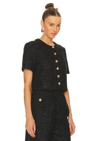 Amanda Uprichard Braswell Top in Watkins Tweed from Revolve.com | Revolve Clothing (Global)