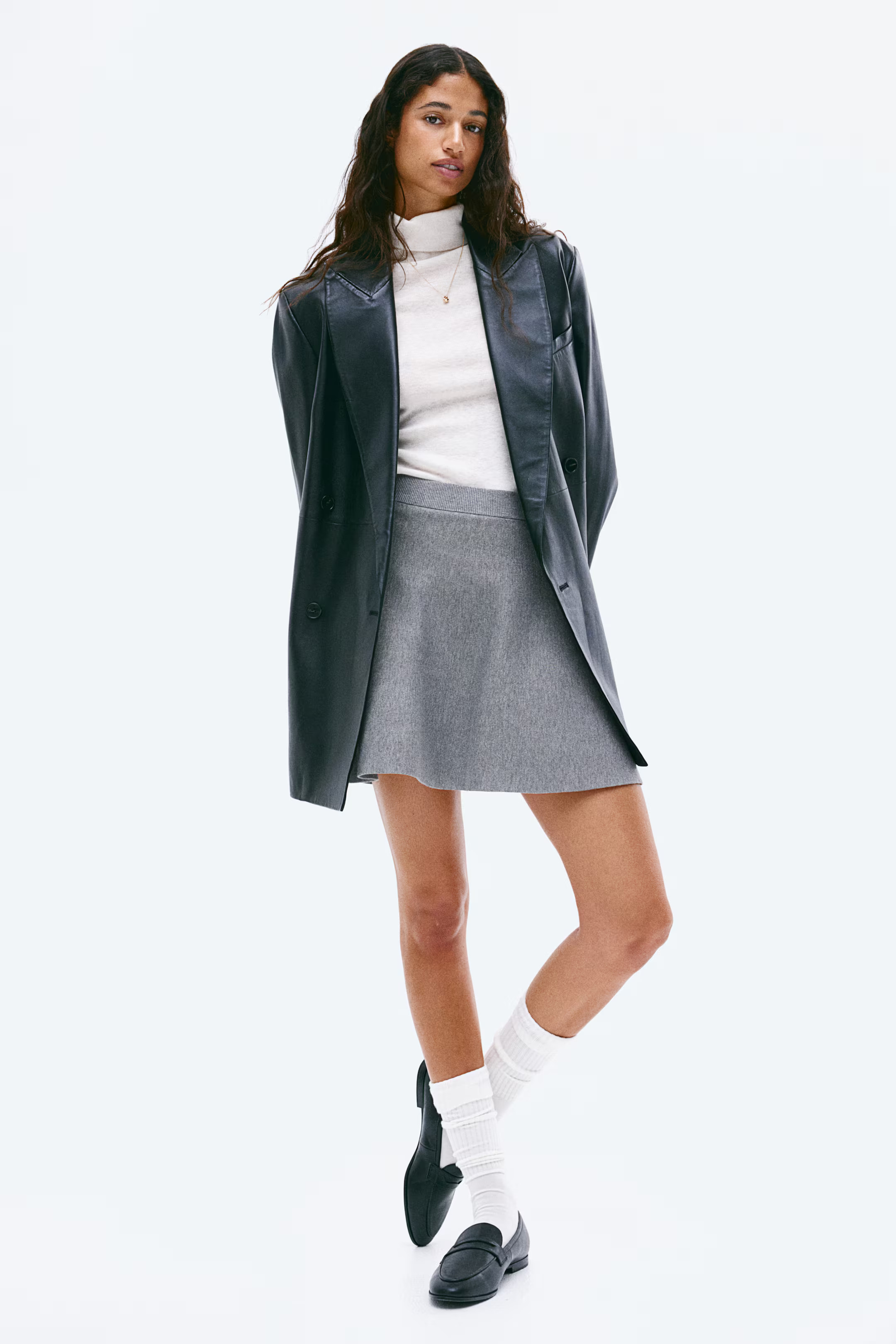 Flared Knit Skirt | H&M (US + CA)