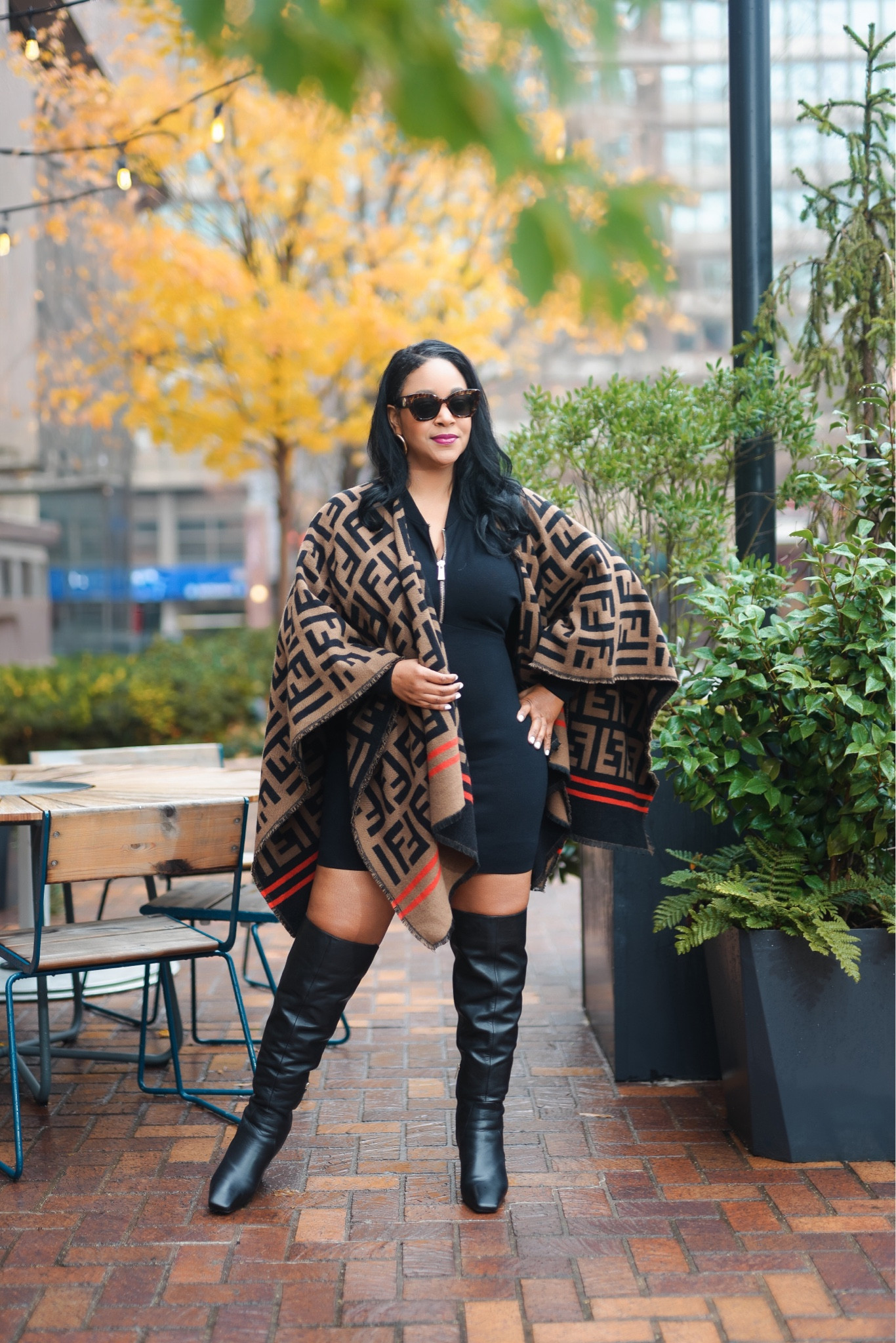 fendi poncho nordstrom