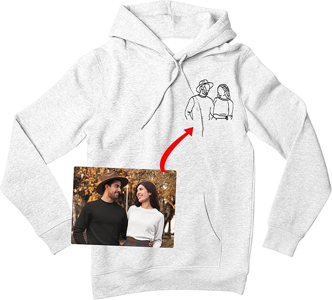 FAMIHEART Custom Hoodies Design Your Own, Custom Shirt Portrait From Photo, Boyfriend Valentines ... | Amazon (US)