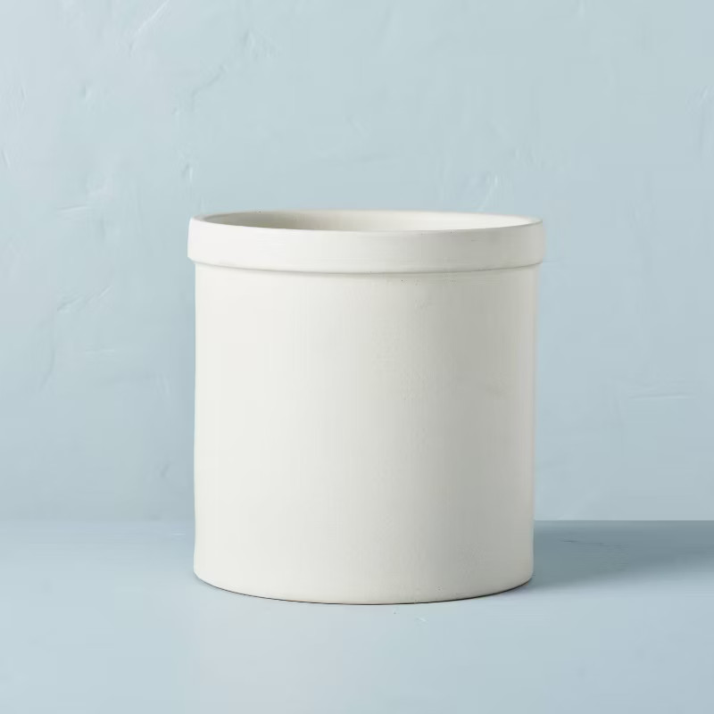 Glazed Stoneware Planter Pot Sour Cream - Hearth & Hand™ with Magnolia | Target