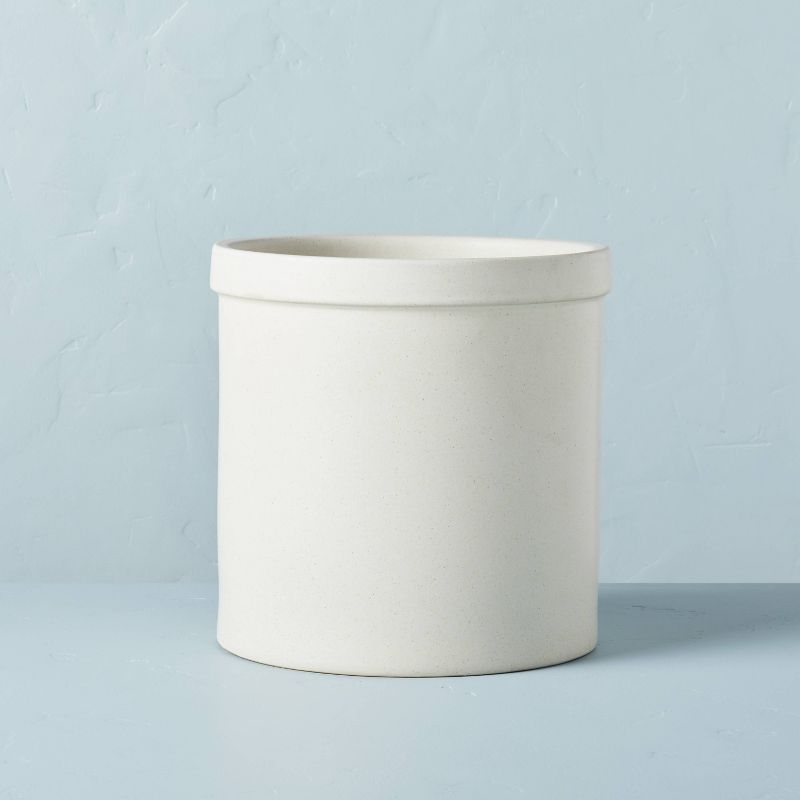 Glazed Stoneware Planter Pot Sour Cream - Hearth & Hand™ with Magnolia | Target