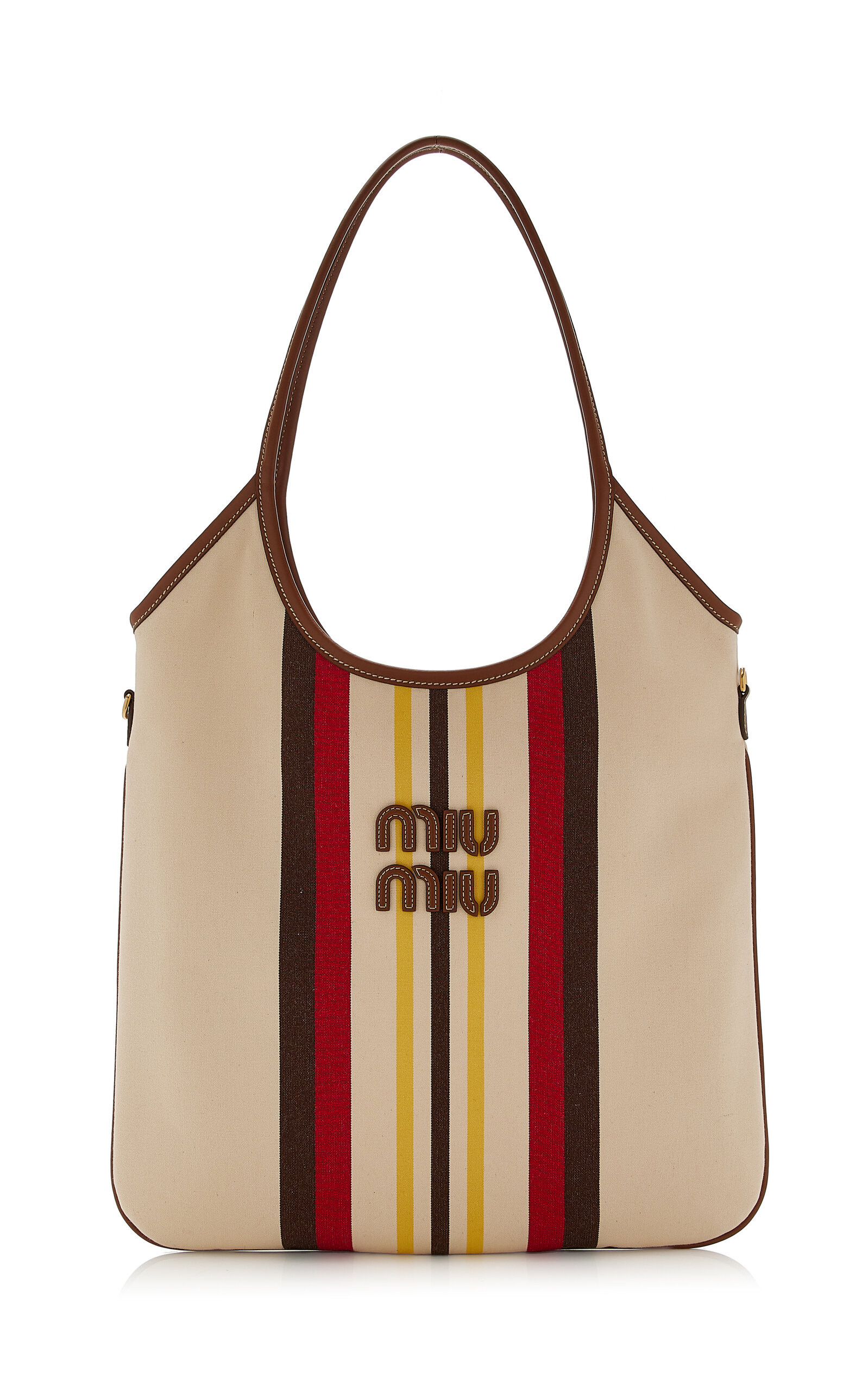 Miu Miu - Ivy Canvas Tote Bag - Multi - OS - Moda Operandi | Moda Operandi (Global)
