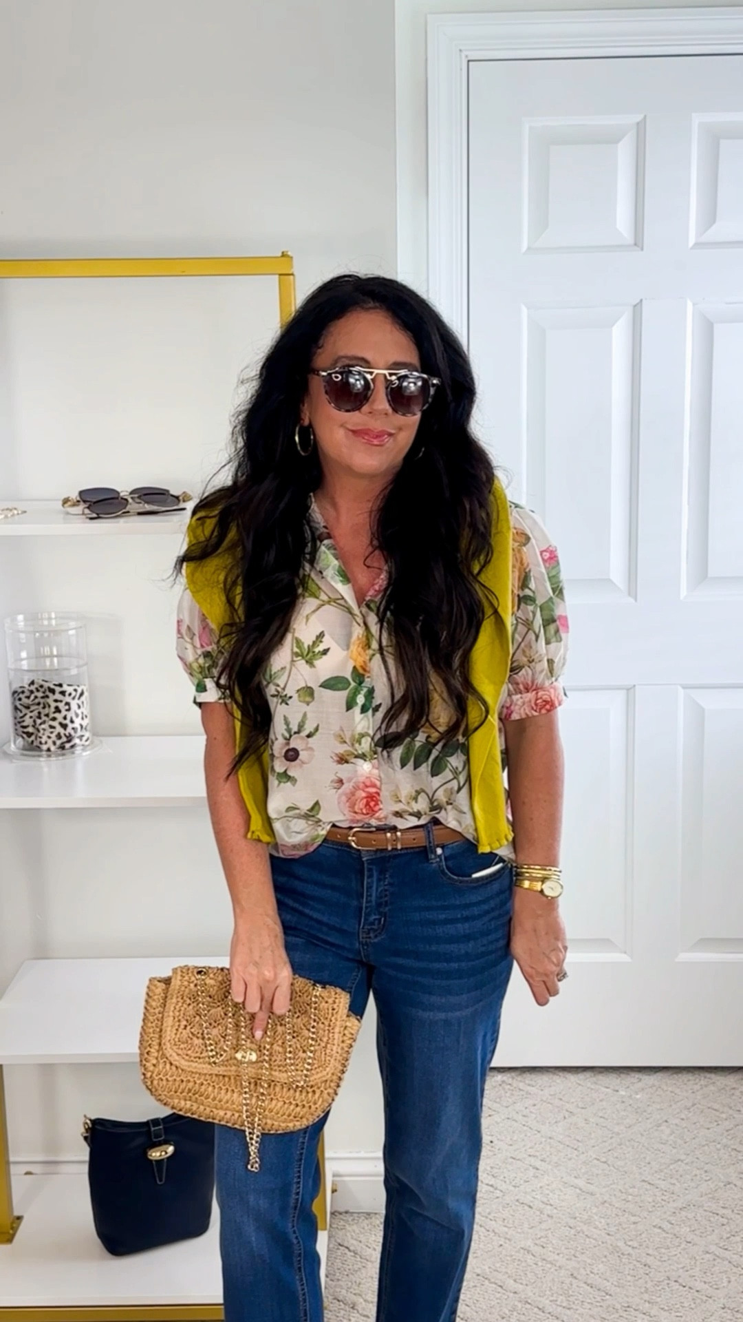 Garden inspired top from Cato under $25
Chartreuse cardigan
Petite straight leg jeans dark wash


#LTKgrwm #LTKootd