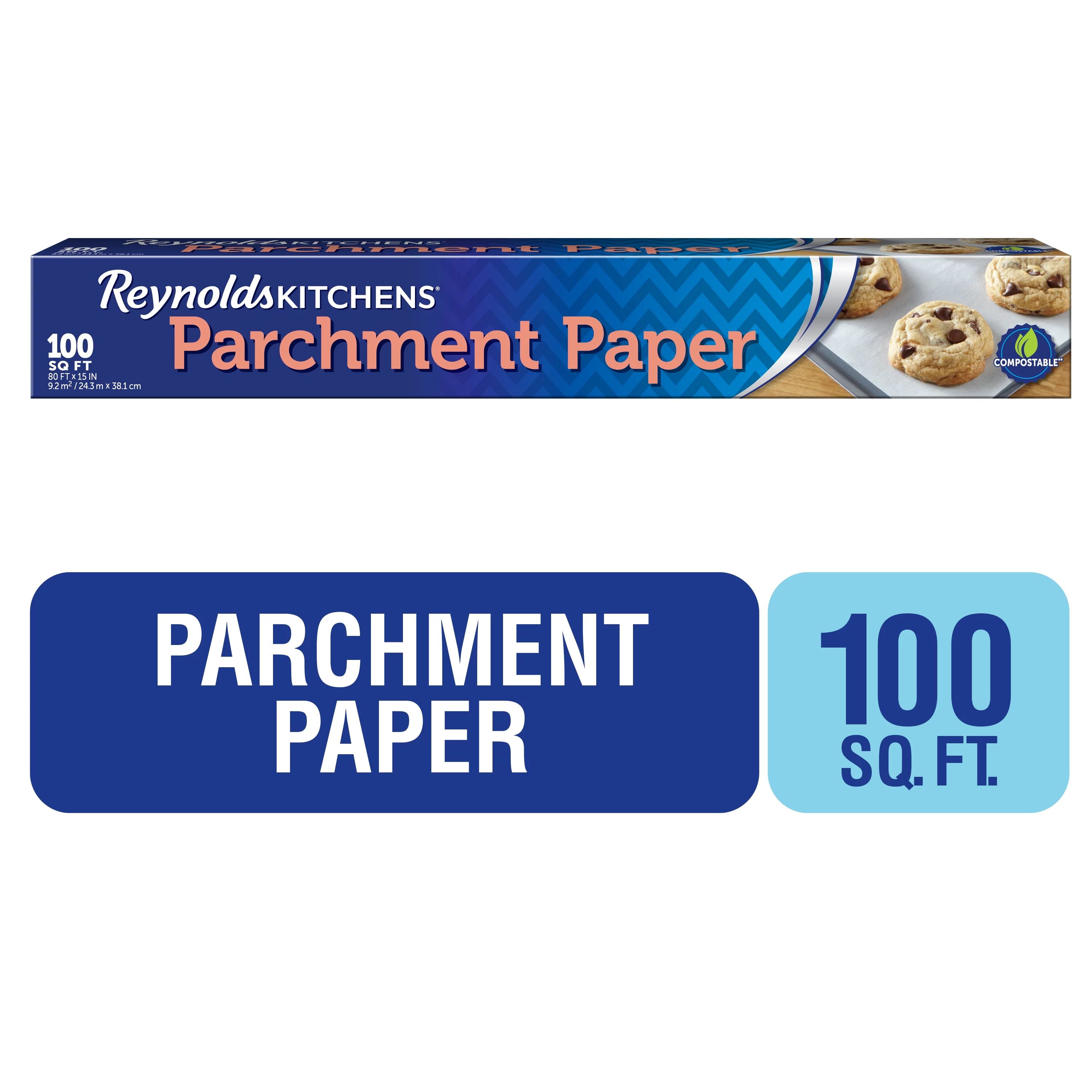 Reynolds Kitchens Parchment Paper Roll, 100 Square Feet | Walmart (US)