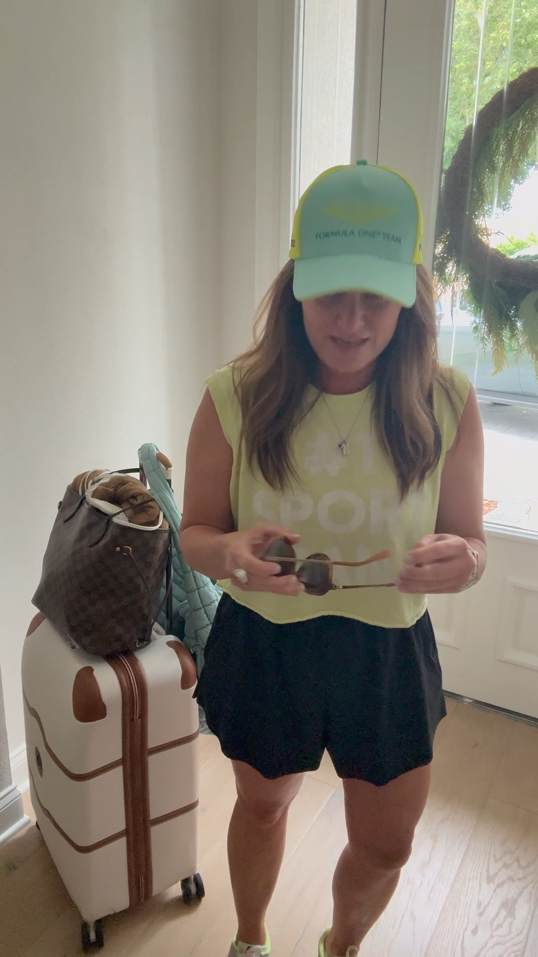 Headed down to Miami for the F1 Race this weekend! 

Coordinating looks this weekend with ASton Martin colors 🏎️

Found these sneakers at Nordstrom Rack last minute 🙌 



#LTKootd #LTKOver40