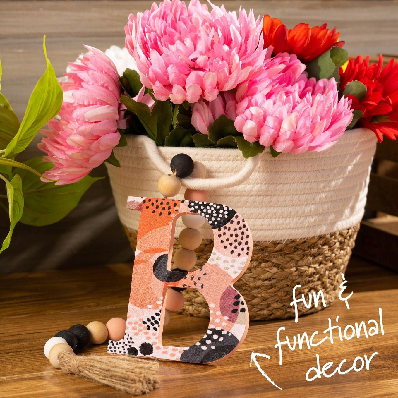 Plaid Wood Unfinished Letter, 5" Wooden Surface Perfect for DIY Arts and Crafts Projects, 63559, ... | Amazon (US)